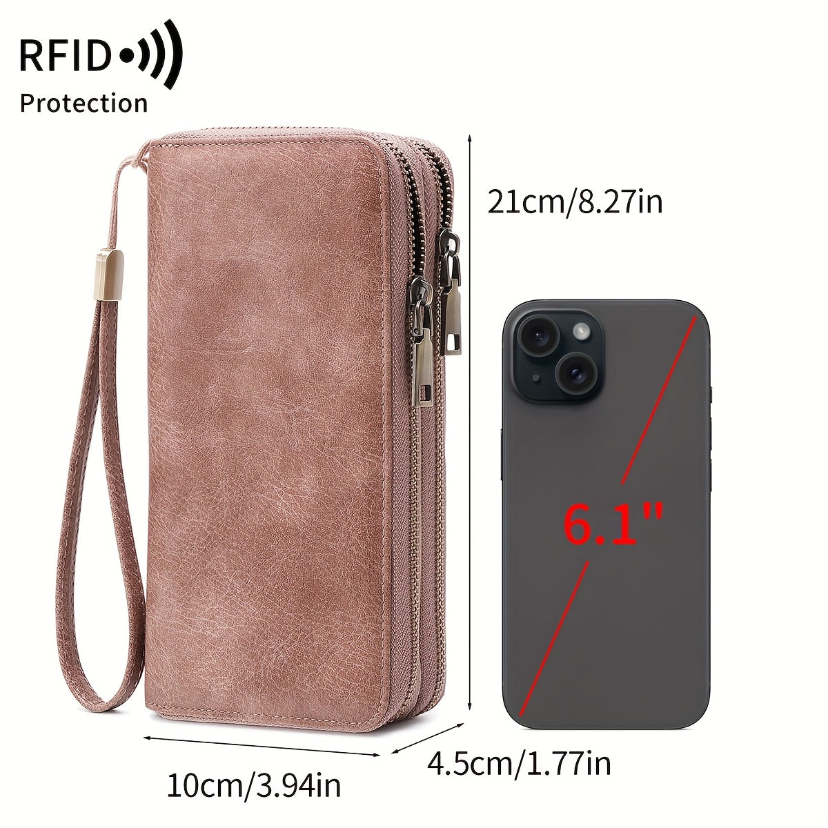 Carteira SavvyChic com proteção antifurto RFID