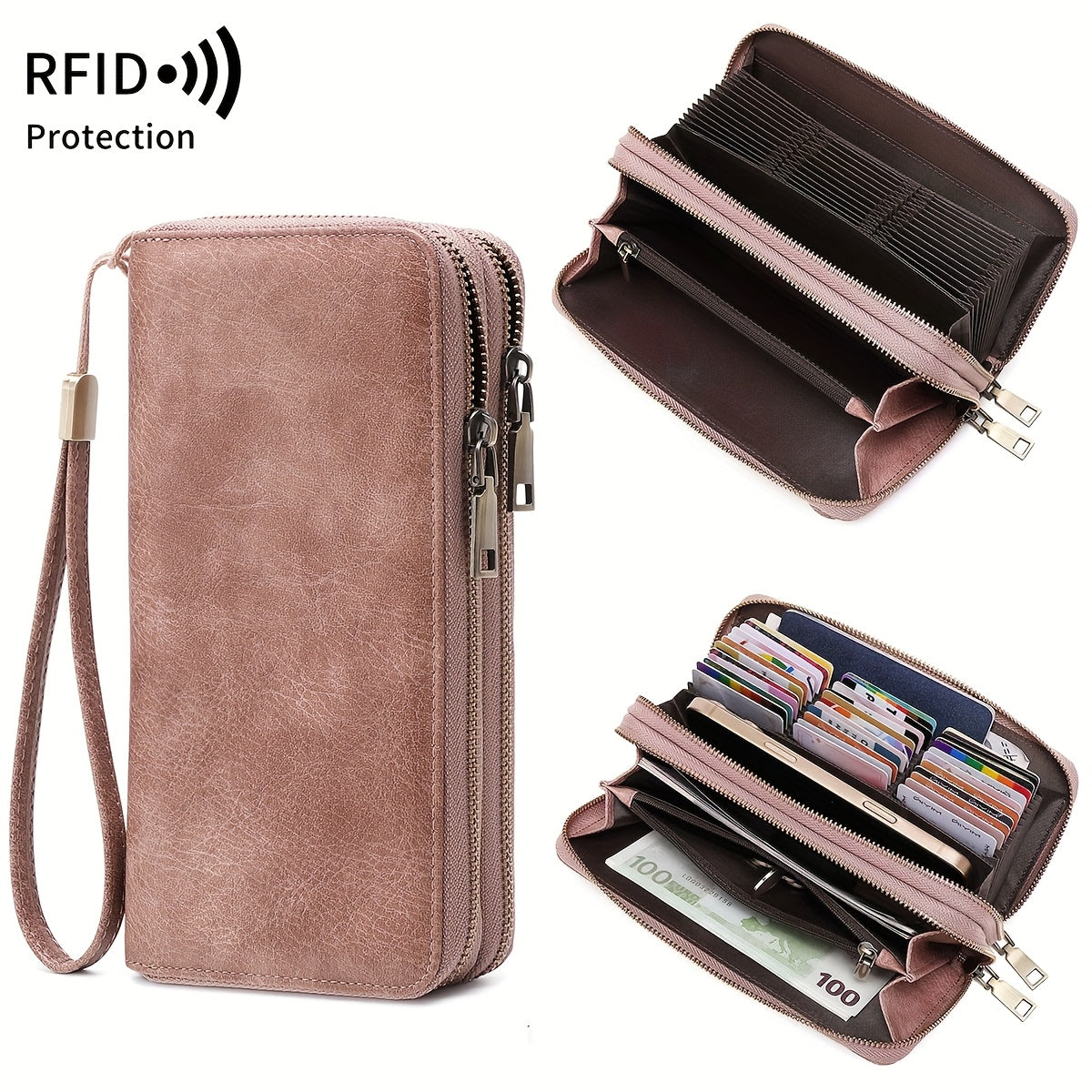 Carteira SavvyChic com proteção antifurto RFID
